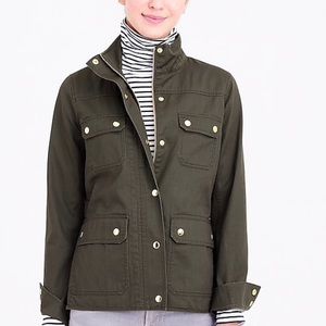 ✨J.Crew twill jacket with gold hardware✨